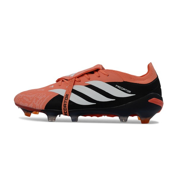 Adidas Predator 26 Elite Tongue Orange, White and Black FG