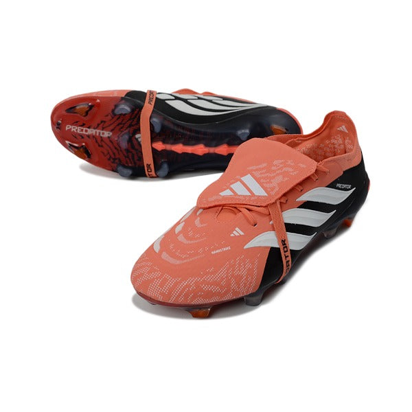 Adidas Predator 26 Elite Tongue Orange, White and Black FG