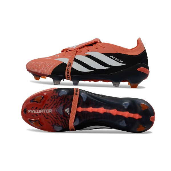 Adidas Predator 26 Elite Tongue Orange, White and Black FG