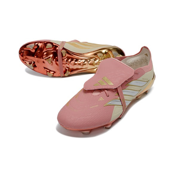 Adidas Predator 26 Elite Tongue Pink and Beige FG