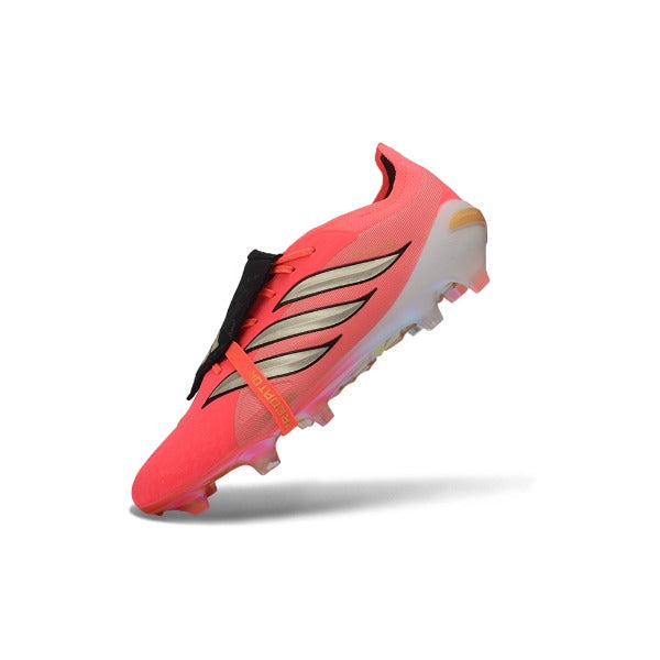 Adidas Predator 26 Elite Tongue Pink and Black Firm Ground FG Football Boot