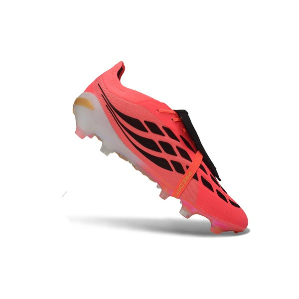 Adidas Predator 26 Elite Tongue Pink and Black Firm Ground FG Football Boot