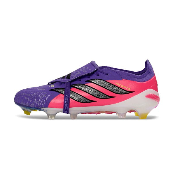 Adidas Predator 26 Elite Tongue Pink and Purple Kids FG