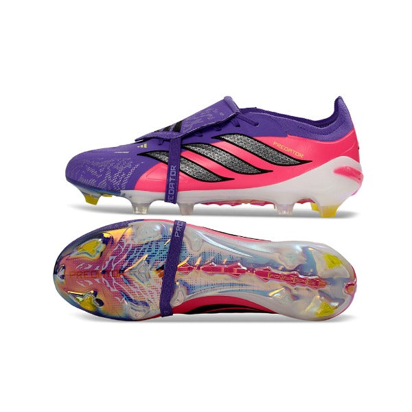 Adidas Predator 26 Elite Tongue Pink and Purple Kids FG