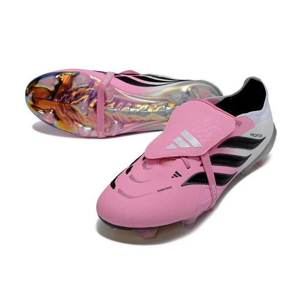 Adidas Predator 26 Elite Tongue Pink, Black and White FG