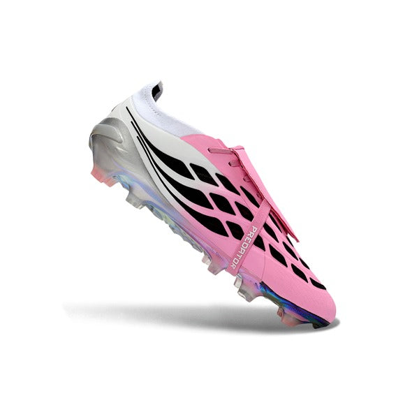 Adidas Predator 26 Elite Tongue Pink, Black and White FG