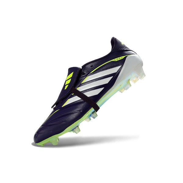 Adidas Predator 26 Elite Tongue Purple and White Firm Ground FG Football Boot