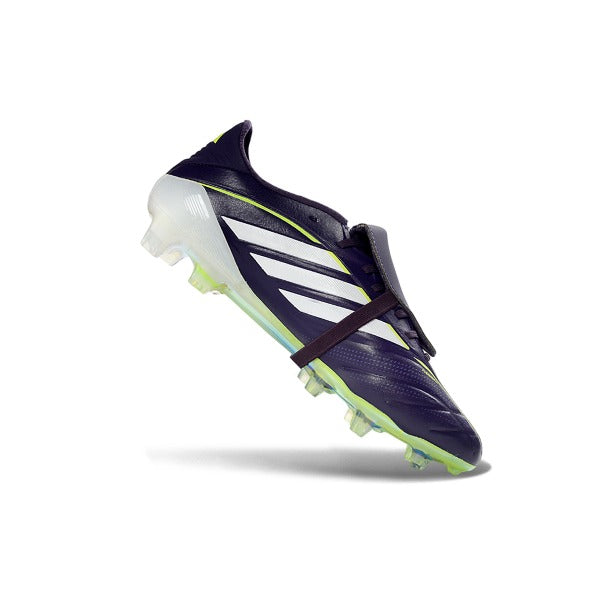 Adidas Predator 26 Elite Tongue Purple and White Firm Ground FG Football Boot