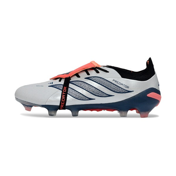Adidas Predator 26 Elite Tongue Silver and Orange FG