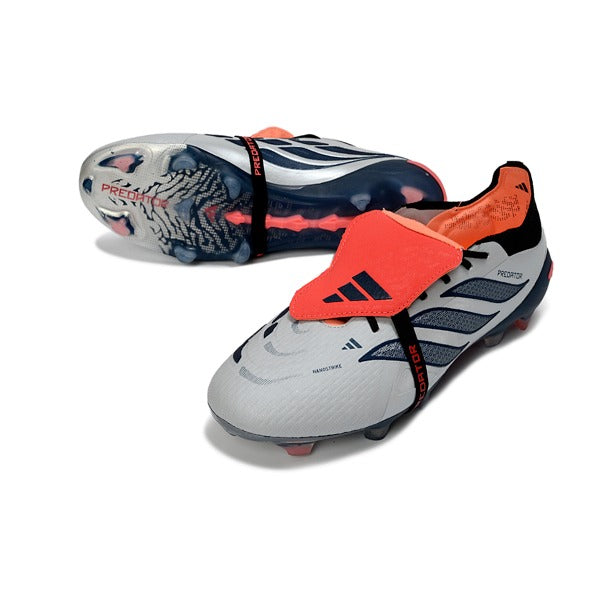 Adidas Predator 26 Elite Tongue Silver and Orange FG