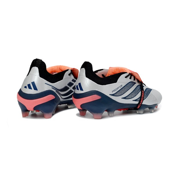Adidas Predator 26 Elite Tongue Silver and Orange FG