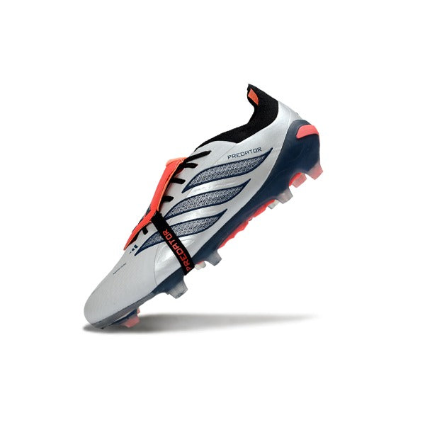 Adidas Predator 26 Elite Tongue Silver and Orange FG