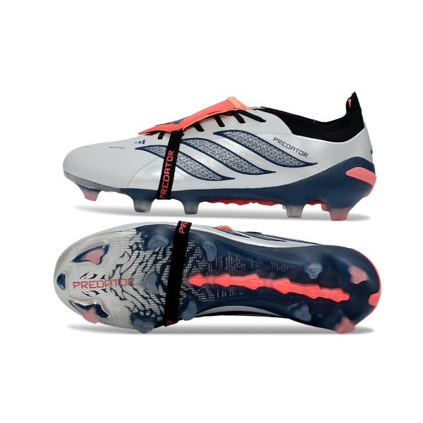 Adidas Predator 26 Elite Tongue Silver and Orange FG