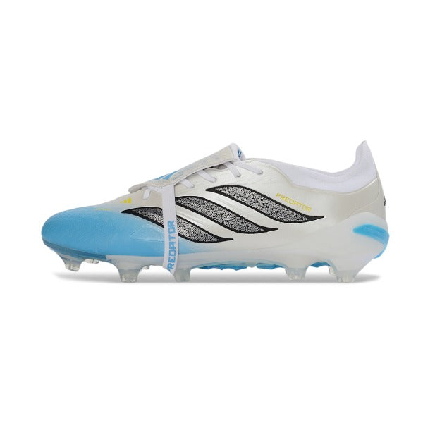 Adidas Predator 26 Elite Tongue White and Blue FG