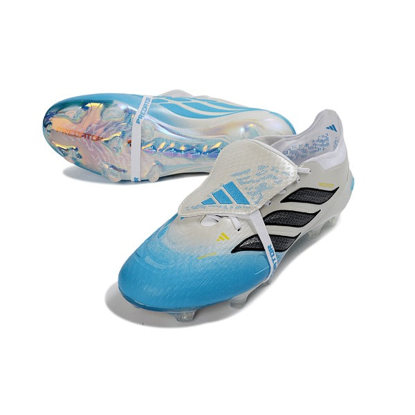 Adidas Predator 26 Elite Tongue White and Blue FG