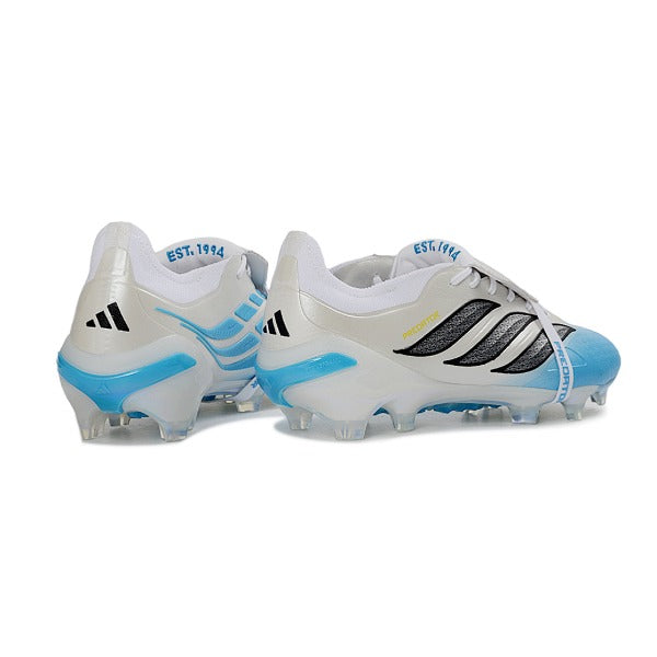 Adidas Predator 26 Elite Tongue White and Blue FG