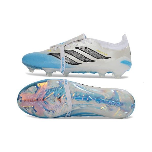Adidas Predator 26 Elite Tongue White and Blue FG