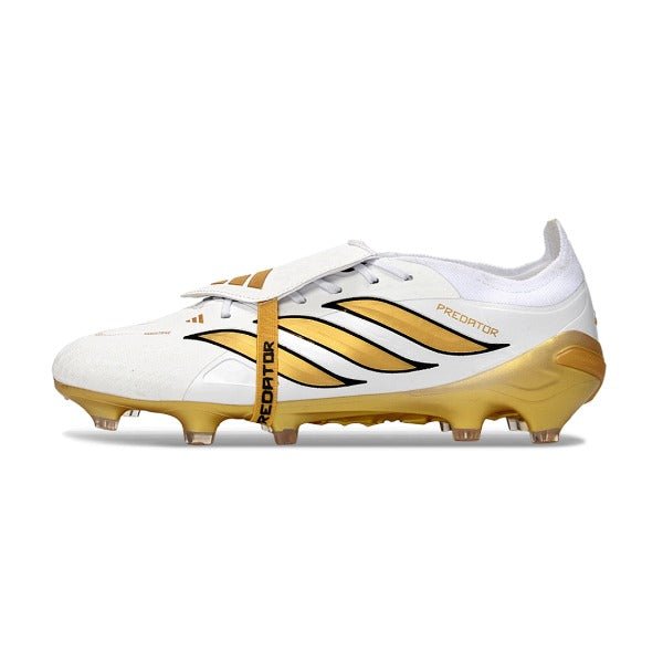 Adidas Predator 26 Elite Tongue White and Golden FG