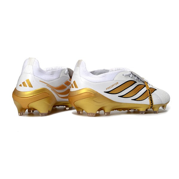 Adidas Predator 26 Elite Tongue White and Golden FG