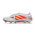 Adidas Predator 26 Elite Tongue White and Orange Firm Ground FG Football Boot