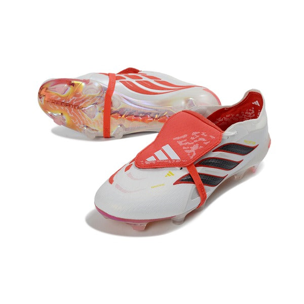 Adidas Predator 26 Elite Tongue White and Orange FG