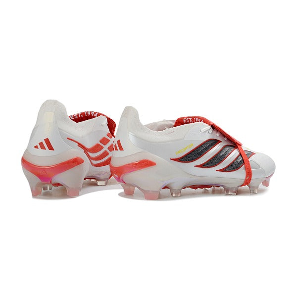 Adidas Predator 26 Elite Tongue White and Orange FG