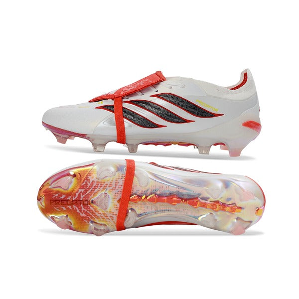 Adidas Predator 26 Elite Tongue White and Orange FG