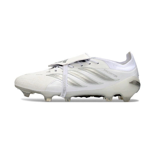 Adidas Predator 26 Elite Tongue White and Silver FG