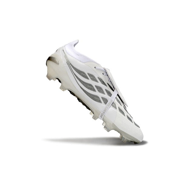 Adidas Predator 26 Elite Tongue White and Silver FG