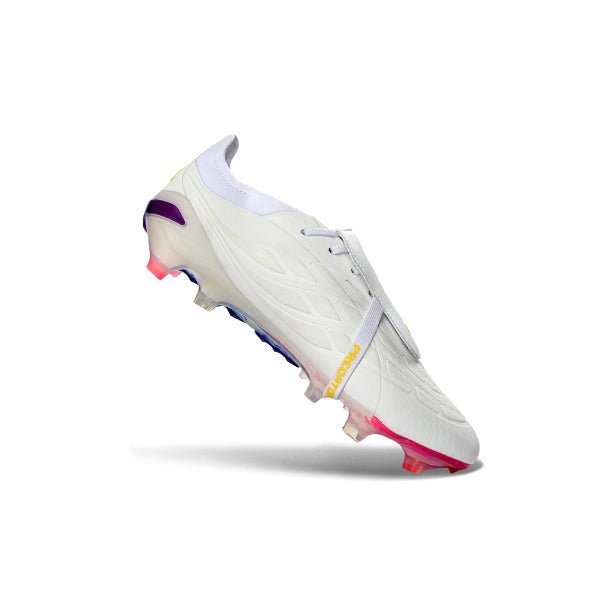 Adidas Predator 26 Elite Tongue White, Pink and Purple FG
