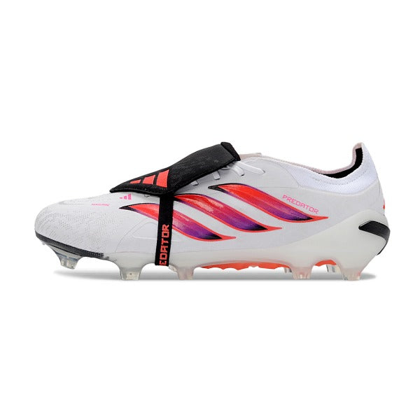 Adidas Predator 26 Elite Tongue White, Purple and Black FG