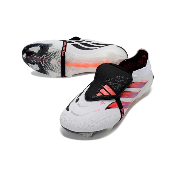 Adidas Predator 26 Elite Tongue White, Purple and Black FG