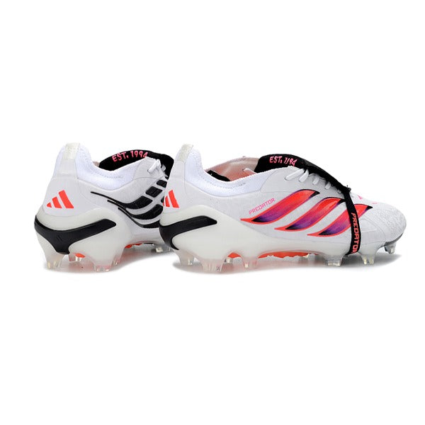 Adidas Predator 26 Elite Tongue White, Purple and Black FG