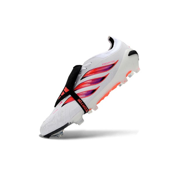 Adidas Predator 26 Elite Tongue White, Purple and Black FG