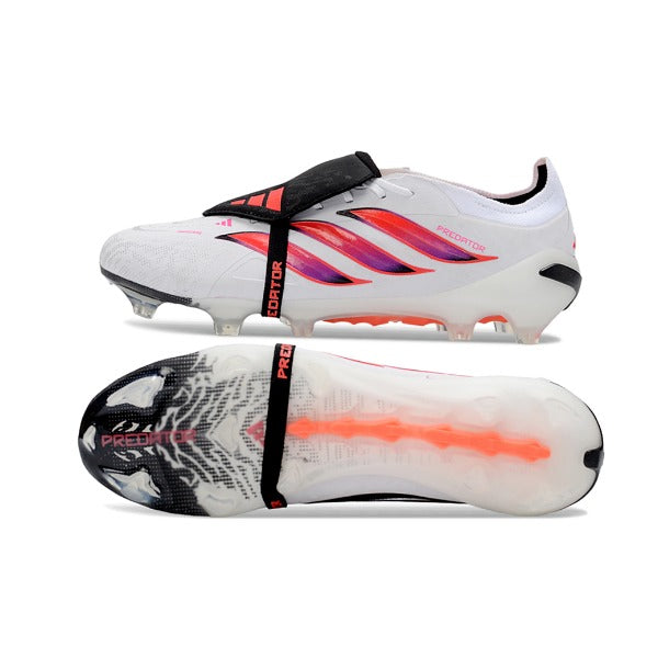 Adidas Predator 26 Elite Tongue White, Purple and Black FG