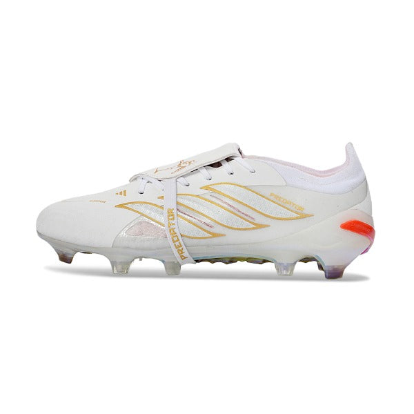Adidas Predator 26 Elite Tongue Zidane White and Golden FG