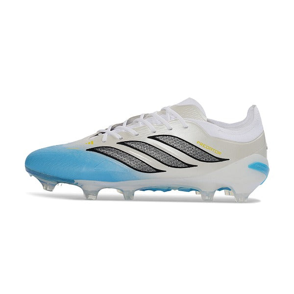 Adidas Predator 26 Elite White and Blue FG