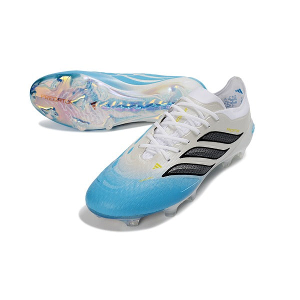 Adidas Predator 26 Elite White and Blue FG