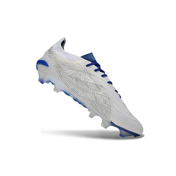 Adidas Predator 26 Elite White and Blue Firm Ground FG Football Boot
