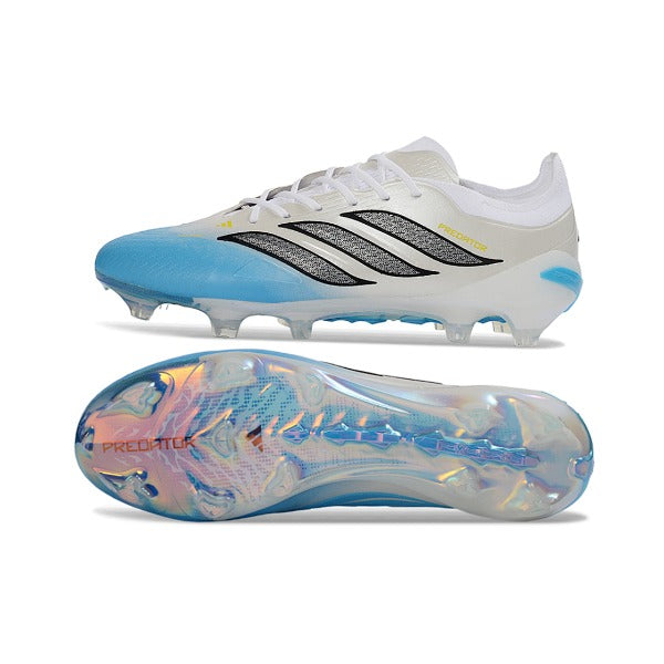 Adidas Predator 26 Elite White and Blue FG