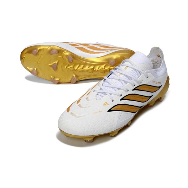 Adidas Predator 26 Elite White and Golden FG