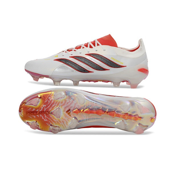 Adidas Predator 26 Elite White and Orange FG