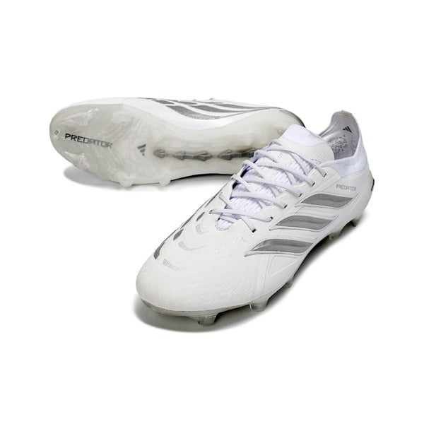 Adidas Predator 26 Elite White and Silver FG