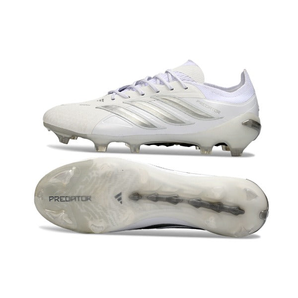 Adidas Predator 26 Elite White and Silver FG