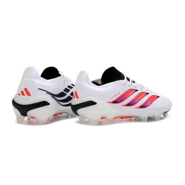 Adidas Predator 26 Elite White, Black and Pink FG
