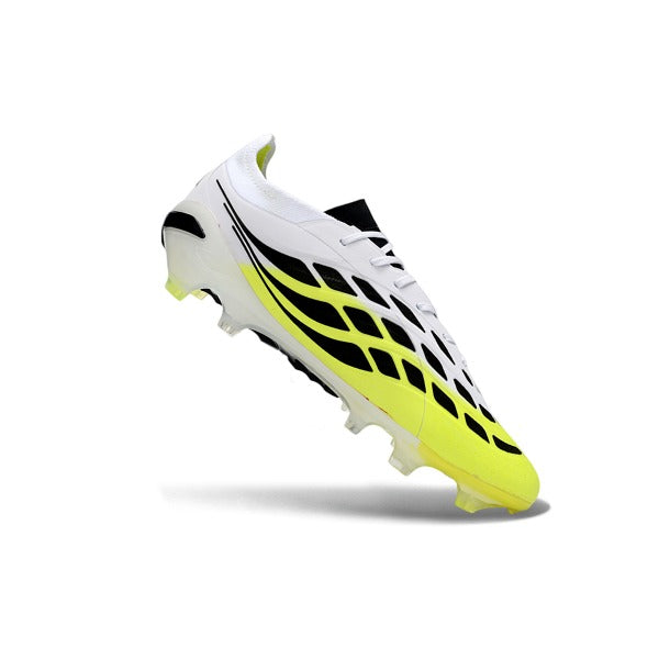 Adidas Predator 26 Elite White, Black and Yellow FG