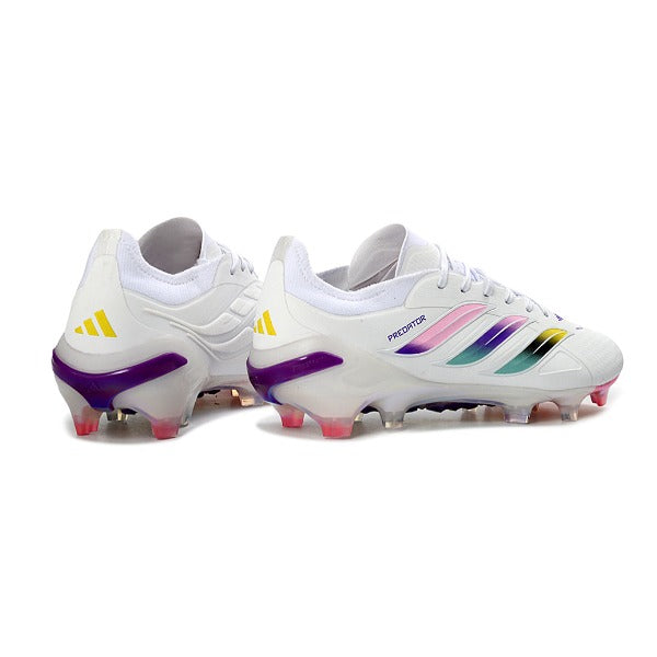 Adidas Predator 26 Elite White, Pink and Purple FG