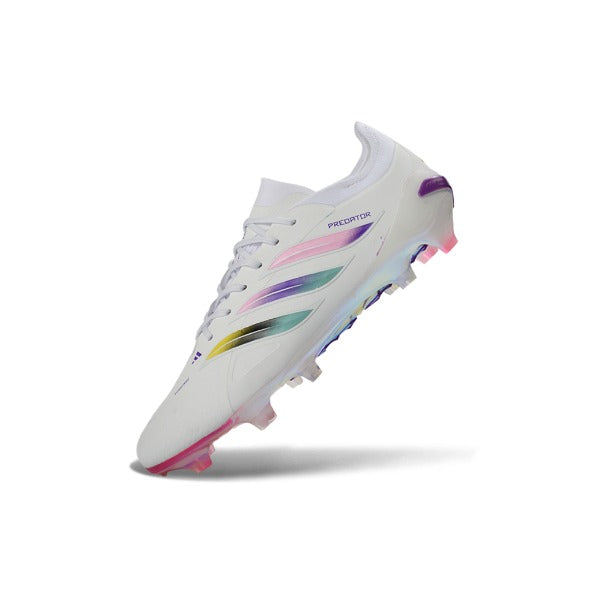 Adidas Predator 26 Elite White, Pink and Purple FG