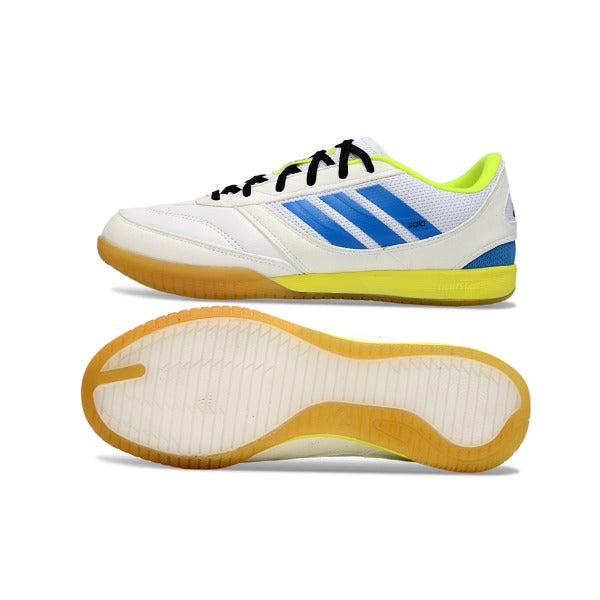 Adidas Top Sala II White, Blue and Yellow IC