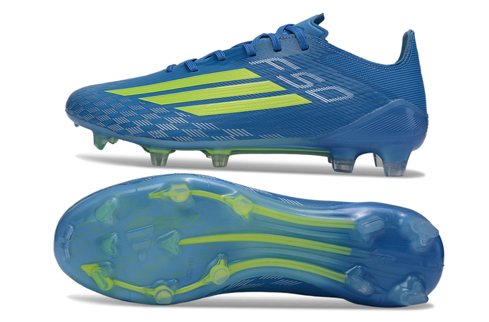 Adidas F50 Elite Blue and Green Kids FG